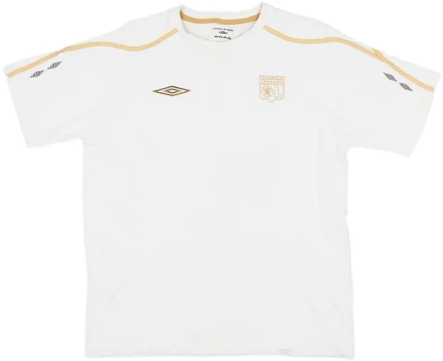 2009-10 Lyon Umbro Cotton Shirt - 9/10 - (L)