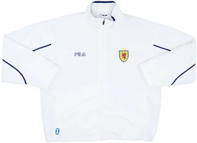 2000-02 Scotland Fila Track Jacket - 8/10 - (XL)