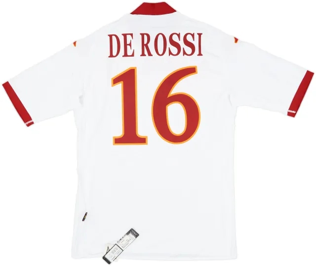 2009-10 Roma Away Shirt De Rossi #16 (XL)
