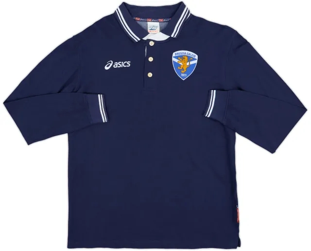 2006-07 Brescia Asics Polo L/S Shirt - 9/10 - (M)