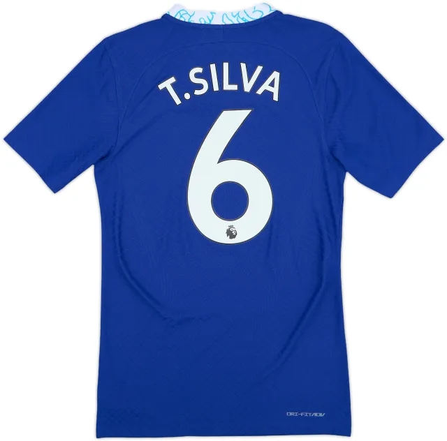 2022-23 Chelsea Authentic Home Shirt T.Silva #6 - 10/10 - (XS)