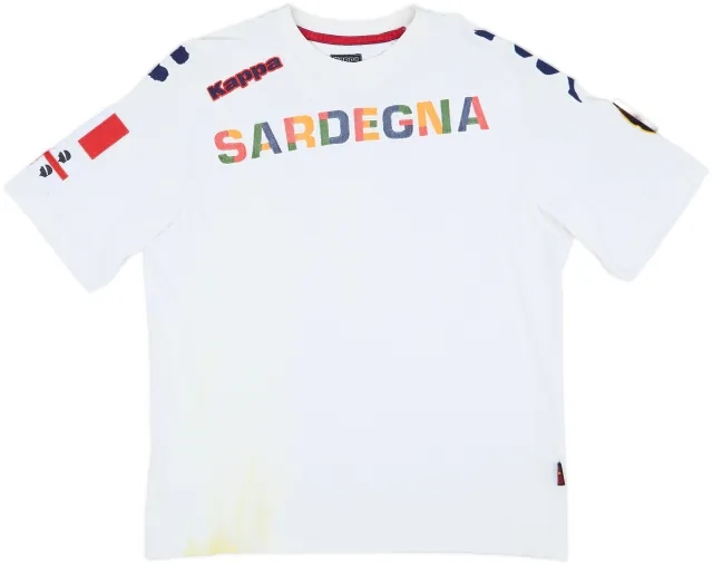 2011-12 Cagliari Kappa Cotton Tee - 4/10 - (XL)