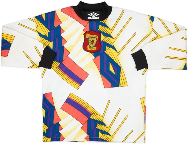 1994-95 Scotland GK Shirt - 8/10 - (Y)
