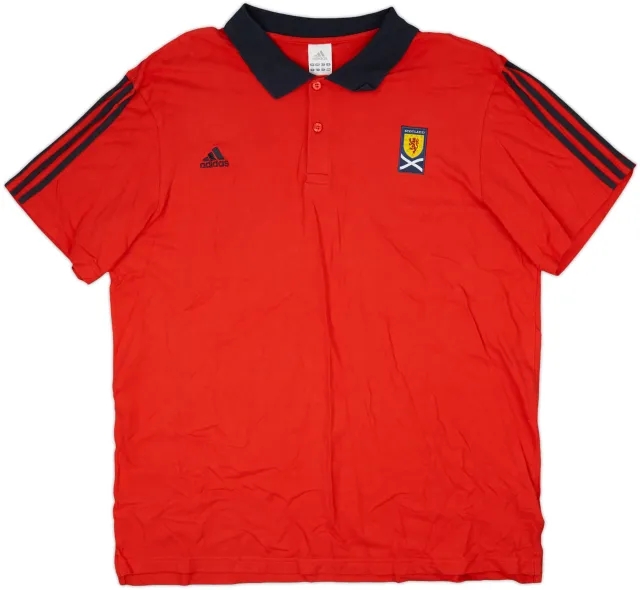 2011-12 Scotland adidas Polo Shirt - 9/10 - (XXL)