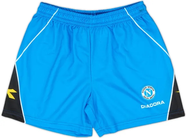 2002-03 Napoli Home Shorts - 7/10 - (XL.Boys)
