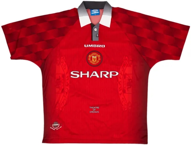 1996-98 Manchester United Home Shirt - 5/10 - (XL)