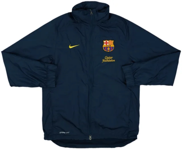2012-13 Barcelona Nike Hooded Rain Jacket - 7/10 - (XS)