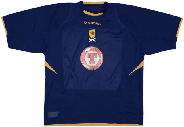 2007-08 Scotland Diadora Training Shirt - 6/10 - (XXL)