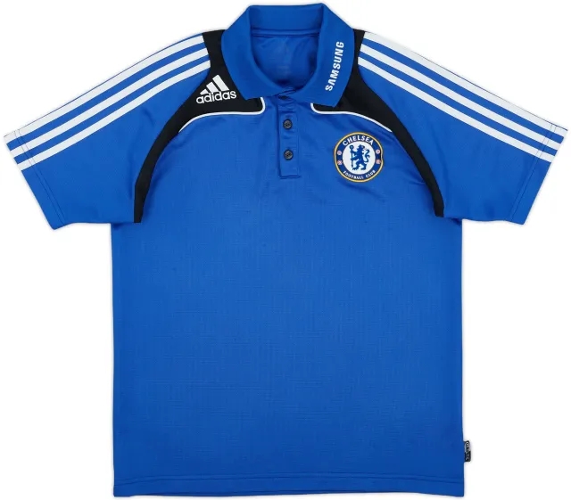 2008-09 Chelsea adidas Polo Shirt - 8/10 - (S)