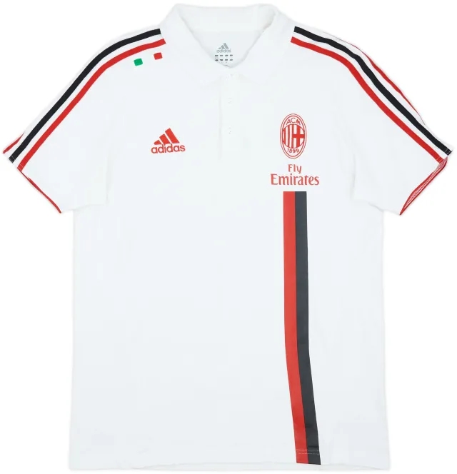 2011-12 AC Milan adidas Polo Shirt - 8/10 - (L)