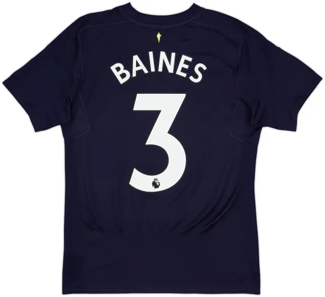2017-18 Everton Third Shirt Baines #3 - 8/10 - (S)