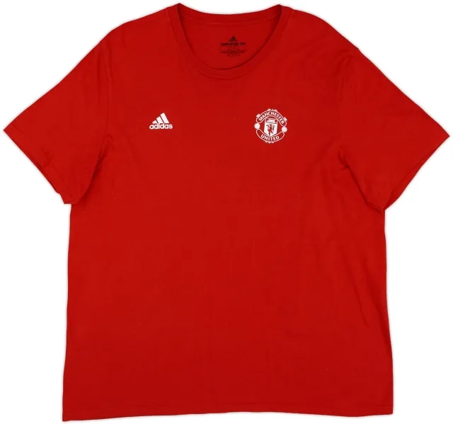 2018-19 Manchester United adidas Cotton Tee Rashford #10 - 8/10 - (XL)