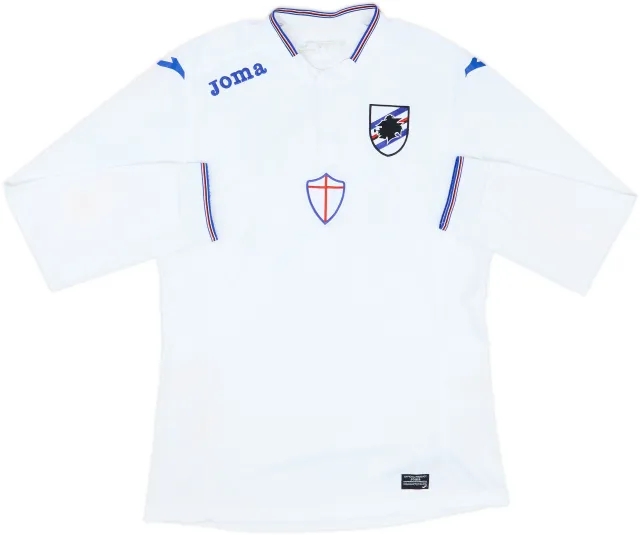 2015-16 Sampdoria Away L/S Shirt - 7/10 - (L)
