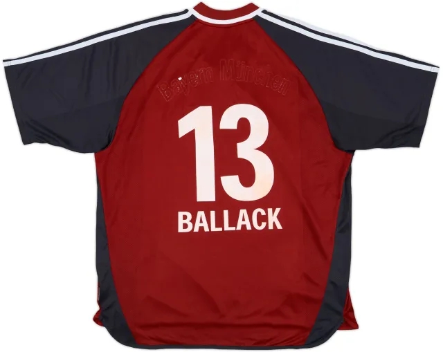 adidas Bayern Munich Mens SS Home Shirt 2002/03