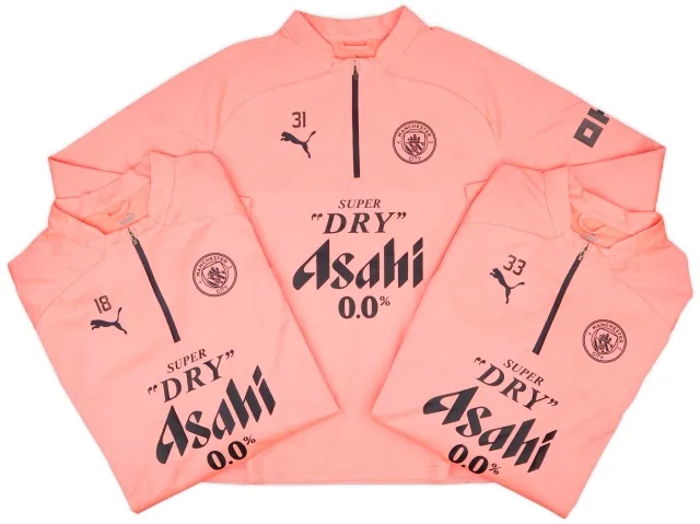 2024-25 Manchester City Player Issue 1/4 Zip Rain Top #18 (Ortega) - 9/10 - (XL)