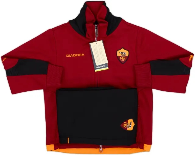 2005-06 Roma Diadora Tracksuit (XS.Boys)