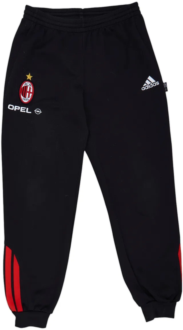 2000-01 AC Milan adidas Track Pants/Bottoms - 8/10 - (M)