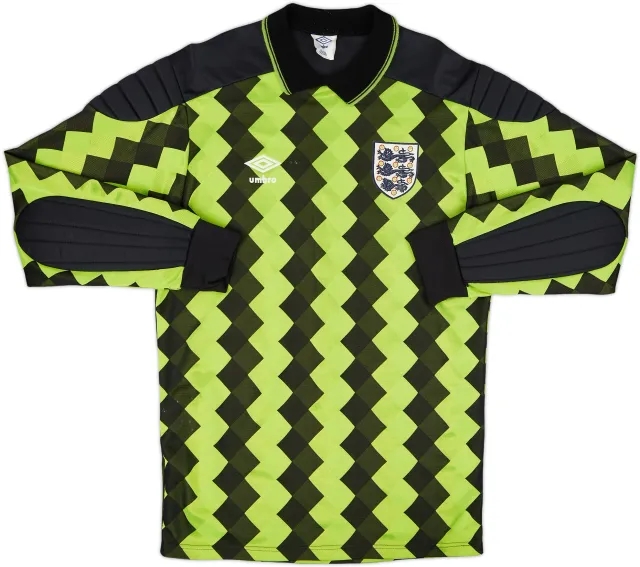 1988-90 England GK Shirt #1 - 7/10 - (M)