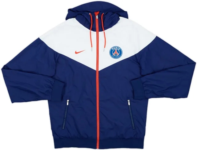 2018-19 Paris Saint-Germain Nike Hooded Track Jacket - 6/10 - (S)
