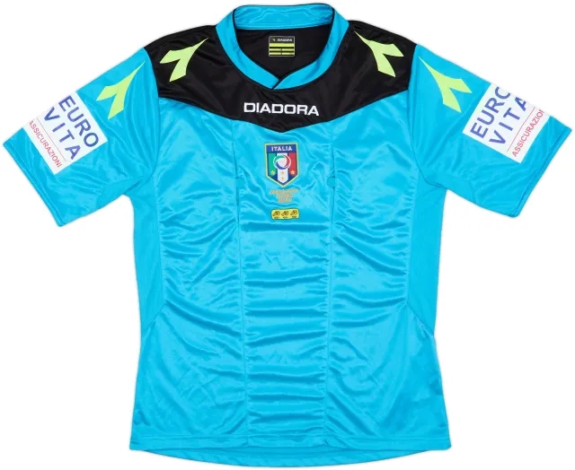 2015-17 Italy Diadora Referee Shirt - 7/10 - (S)