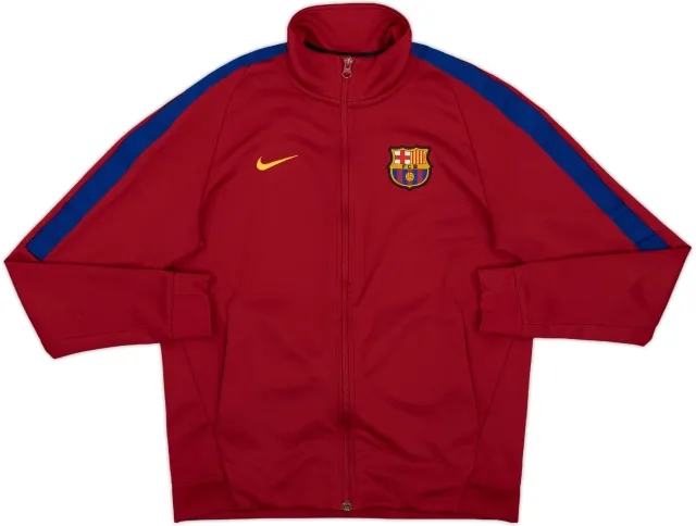 2017-18 Barcelona Nike Track Jacket - 9/10 - (M.Boys)