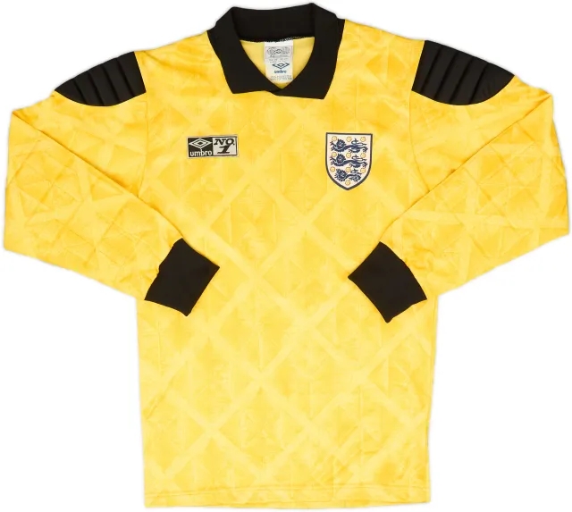 1990-92 England GK Shirt #1 (Shilton) - 9/10 - (S)