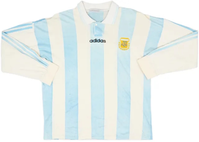 1994 Argentina Home L/S Shirt - 7/10 - (XL)