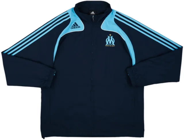 2008-09 Olympique Marseille adidas Track Jacket - 8/10 - (XL)