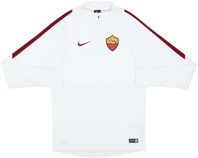 2015-16 Roma Nike 1/4 Zip Training Top - 8/10 - (S)