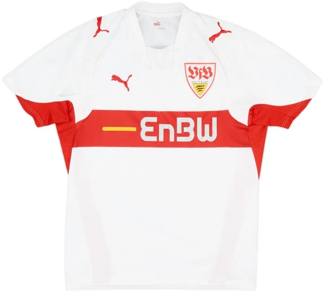 2007-08 Stuttgart Home Shirt - 5/10 - (M)