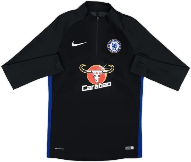 2018-19 Chelsea Nike 1/4 Zip Drill Top - 8/10 - (S)
