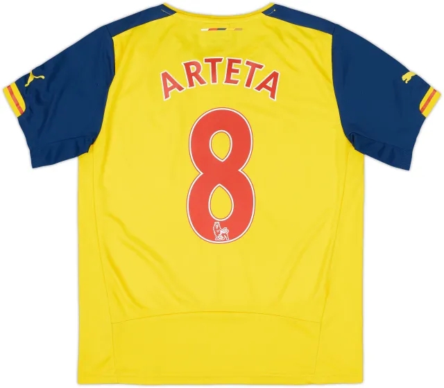 2014-15 Arsenal Away Shirt Arteta #8 - 5/10 - (S)