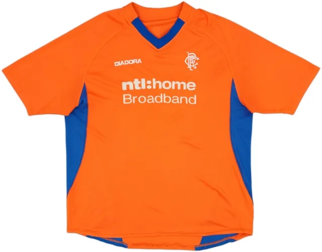 Diadora Rangers Mens SS Away Shirt 2002/03