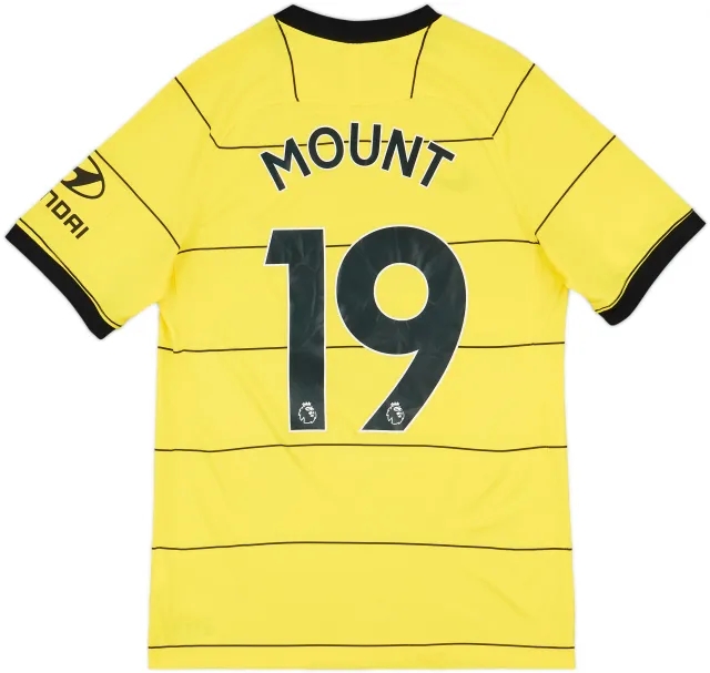 2021-22 Chelsea Away Shirt Mount #19 - 7/10 - (S)