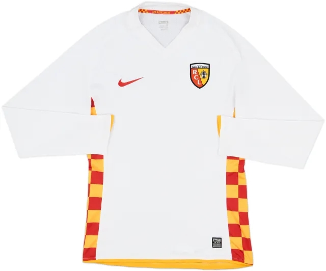 2008-09 Lens Away L/S Shirt - 8/10 - (L)