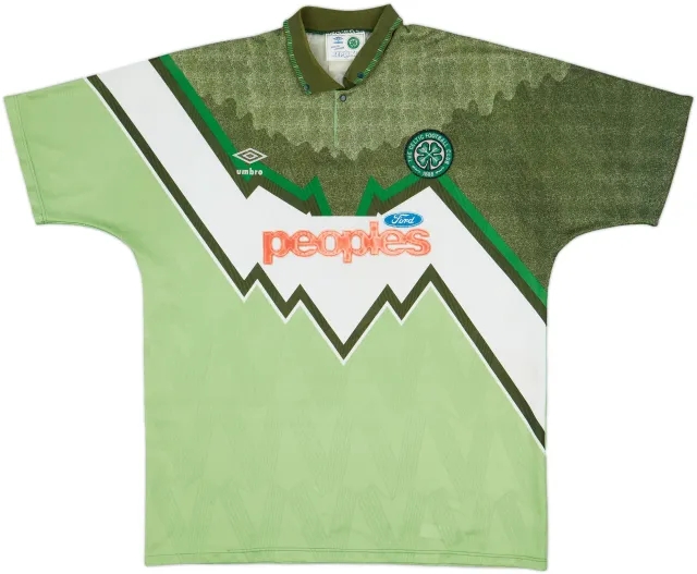 Umbro Celtic Mens SS Away Shirt 1991/92