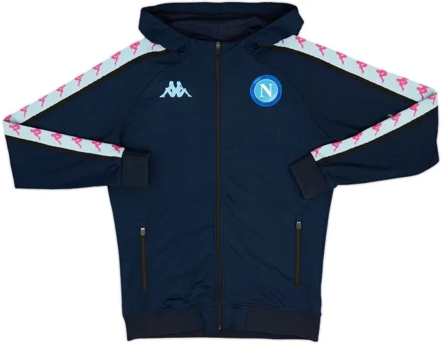 2020-21 Napoli Kappa Hooded Track Jacket - 6/10 - (M)