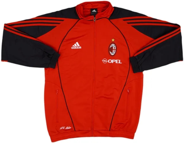2005-06 AC Milan adidas Track Jacket - 8/10 - (M)