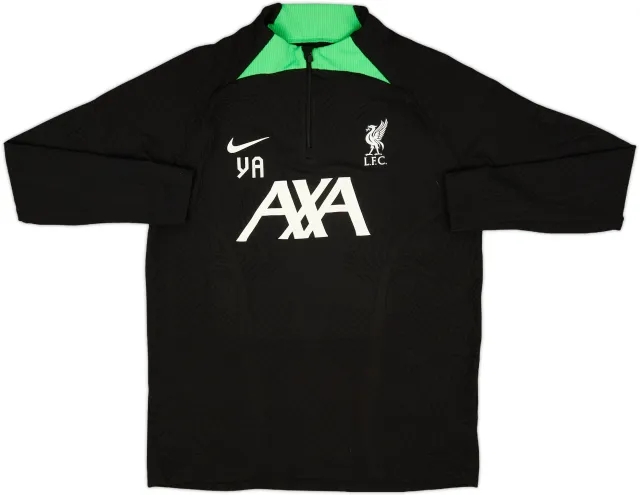 2023-24 Liverpool Staff Issue Nike Vaporknit 1/4 Zip Training Top YA - 8/10 - (L)