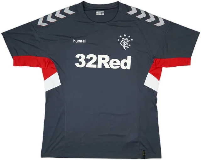 2018-19 Rangers Hummel Training Shirt - 6/10 - (XXL)