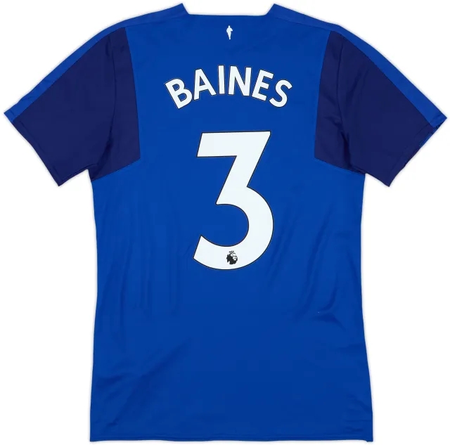 2017-18 Everton Home Shirt Baines #3 (S)