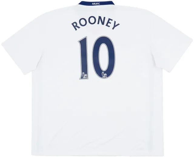 2008-10 Manchester United Away Shirt Rooney #10 - 9/10 - (3XL)