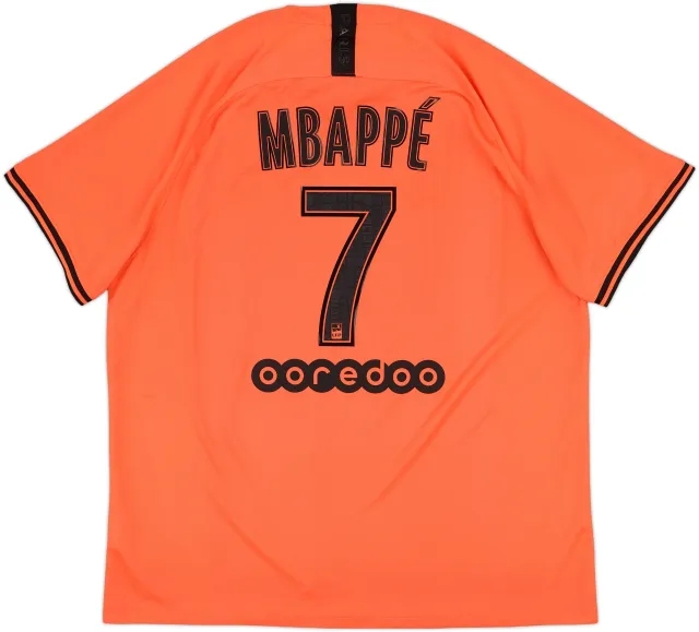 2019-20 Paris Saint-Germain Away Shirt Mbappe #7 - 8/10 - (XXL)