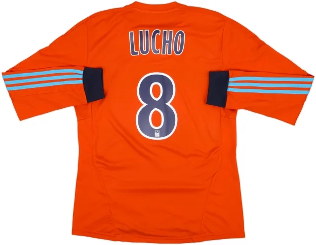 2011-12 Olympique Marseille Third L/S Shirt Lucho #8 - 10/10 - (M)