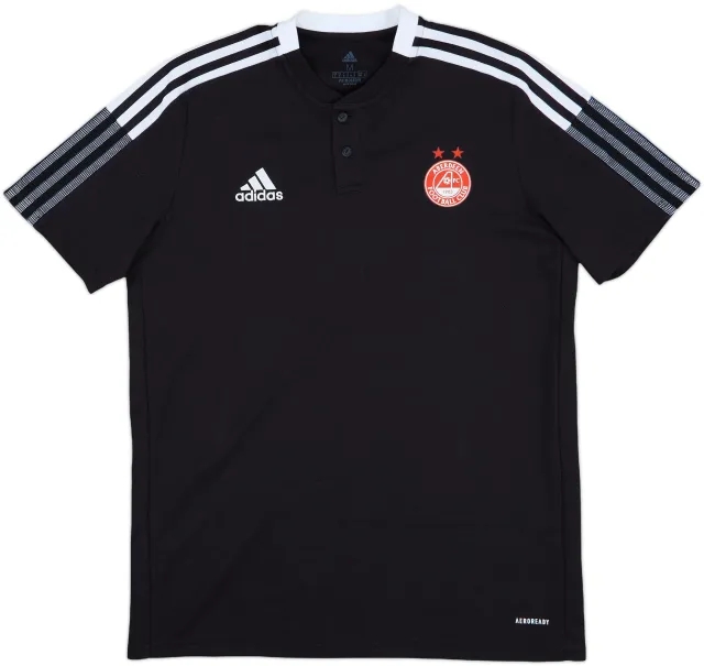 2021-22 Aberdeen adidas Polo Shirt - 8/10 - (M)