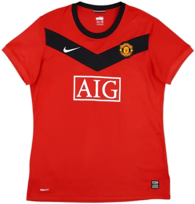 2009-10 Manchester United Home Shirt - 10/10 - (Women's XL)