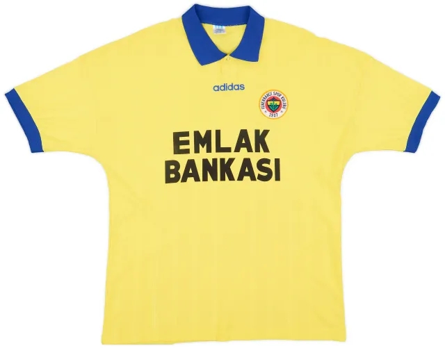 adidas Fenerbahce Mens SS Away Shirt 1995/96