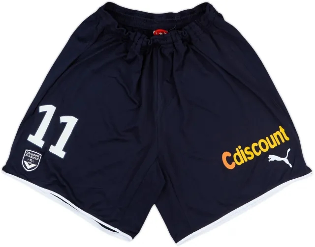 2007-08 Bordeaux Match Issue UEFA Cup Home Shorts #11 (Bellion)