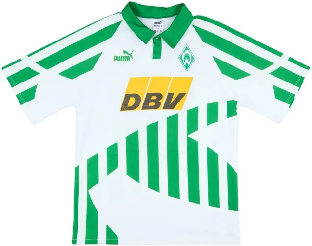 Puma Werder Bremen Mens SS Player Issue Home Shirt 1994/95