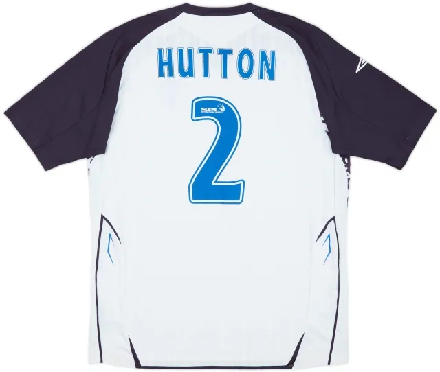 2007-08 Rangers Away Shirt Hutton #2 - 7/10 - (L)